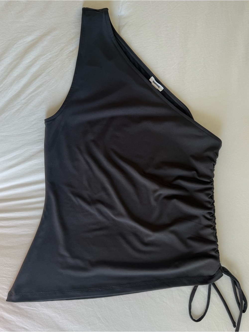 Garage Ruched One Shoulder Top